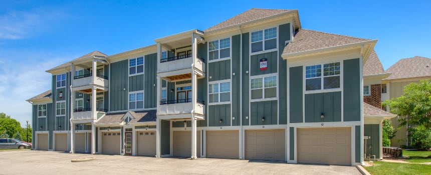 exterior of a Greenwood apartment building